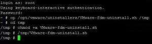 vmware-fdm-uninstall